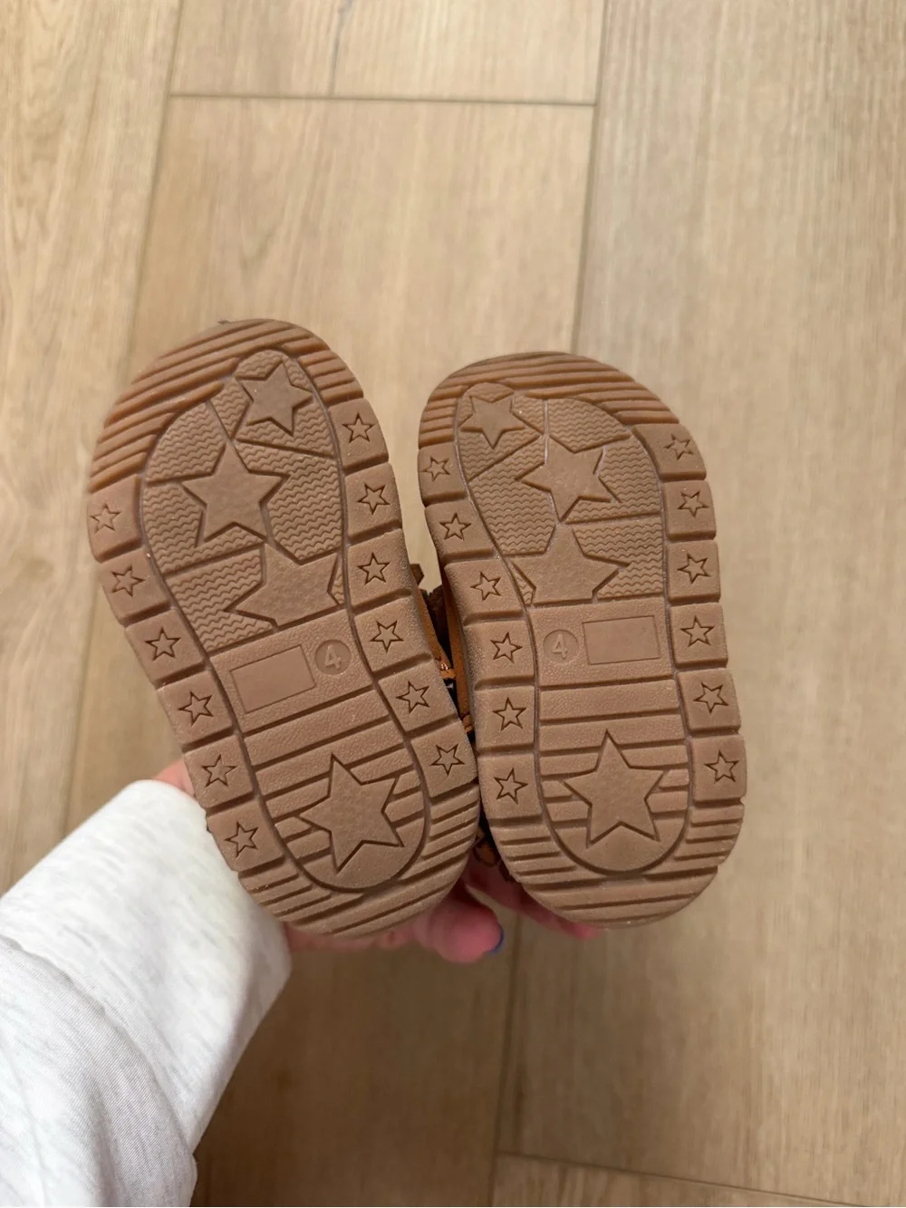 Carter's Toddler Fringe Moccasins in Rust Brown